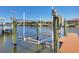 Modern boat lift providing secure storage for boats and easy access to the waterway; ideal for boating enthusiasts at 510 16Th E Ave, Palmetto, FL 34221