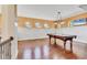 Game room with hardwood flooring, recessed lighting, and a billiard table at 6211 Legends Blvd, Bradenton, FL 34210