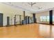 Fitness room with weight training equipment and punching bag at 9487 Tequila Sunrise Dr, Sarasota, FL 34241