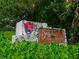 Decoto National Memorial Park sign nestled among lush greenery, beckoning visitors to explore history at 12518 Harbour Landings Dr, Cortez, FL 34215
