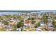 Panoramic aerial view showcasing the property's location near the bay and surrounding neighborhood at 1827 Nevada Ne Ave, St Petersburg, FL 33703