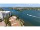 Stunning aerial view of waterfront condos, community with expansive water views at 1900 Cove Ii Pl # 133, Sarasota, FL 34242