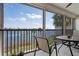 Screened in lanai features views of passing boat traffic on the intercoastal waterway at 1900 Cove Ii Pl # 133, Sarasota, FL 34242