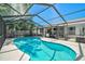 Beautiful pool area with a screened enclosure, offering a relaxing outdoor oasis and connection to the home at 5611 22Nd E St, Bradenton, FL 34203