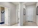 Hallway with access to the bedroom and bathroom at 6105 114Th E Dr, Parrish, FL 34219