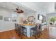 Charming bar area featuring a wooden countertop, comfortable seating, and a relaxing atmosphere at 1260 Dolphin Bay Way # 404, Sarasota, FL 34242