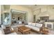 Open patio showcases a summer kitchen and seamless transition into the living space at 3153 Founders Club Dr, Sarasota, FL 34240