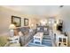 Open-concept living space with updated decor at 4307 Gulf Dr # 202, Holmes Beach, FL 34217