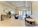 Well-appointed lounge area with comfortable seating, elegant decor, and a view of the outdoors at 5129 Marina Basin Ct, Bradenton, FL 34211