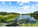 The community offers a serene lake surrounded by lush greenery, enhancing its natural beauty at 5354 Nathaniel Pl, Sarasota, FL 34233