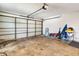 A two car garage with door opener shows a lot of space and storage options at 5524 25Th W St, Bradenton, FL 34207