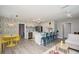 Modern kitchen with stainless steel appliances and stylish seating, bright decor and finishes at 617 26Th W St, Bradenton, FL 34205