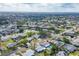 Breathtaking aerial shot showcases a peaceful residential community featuring well-kept lawns, mature trees, and neighborhood streets at 6637 Bowline Dr, Sarasota, FL 34231