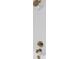Close-up of a shower with modern white tiles and bronze fixtures at 7307 14Th W Ave, Bradenton, FL 34209
