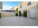 Spacious outdoor patio with sliding glass doors for indoor/outdoor living and entertaining at 7665 Bergamo Ave, Sarasota, FL 34238