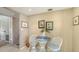 Cozy breakfast nook with a charming table and chairs, perfect for morning coffee at 8735 Midnight Pass Rd # 301B, Sarasota, FL 34242