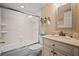 Bathroom featuring a shower-tub combination, a single vanity, and a toilet at 1323 Perico Point Cir # 107, Bradenton, FL 34209