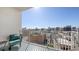 Breathtaking city views from condo balcony with seating at 1771 Ringling Blvd # 1212, Sarasota, FL 34236