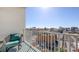 Enjoy city views from this cozy condo balcony at 1771 Ringling Blvd # 1212, Sarasota, FL 34236