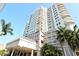 Exterior view of the condo building showcasing its modern architecture and design at 1771 Ringling Blvd # 1212, Sarasota, FL 34236