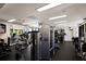 Well-equipped gym features modern machines and a TV screen for entertainment during workouts at 1912 Harbourside Dr # 602, Longboat Key, FL 34228