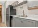 Practical kitchenette with modern appliances, a stainless sink, and ample counter space at 2070 59Th St, Sarasota, FL 34243