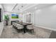 Professional conference room with modern decor and a large table with comfortable seating at 25325 Longmeadow Dr, Punta Gorda, FL 33955