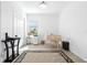 Bright office space with a decorative desk, accent rug and closet storage at 25325 Longmeadow Dr, Punta Gorda, FL 33955