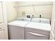 Functional laundry room with modern, front-load washer and dryer for convenient home chores at 2625 Terra Ceia Bay Blvd # 206, Palmetto, FL 34221