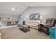 Open-concept living room with dining area, vaulted ceiling, and comfortable seating at 4451 Atwood Cay Cir # 7, Sarasota, FL 34233