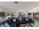 Open floor plan with living room flowing into kitchen, bright with lots of natural light at 500 Halyard Ln, Longboat Key, FL 34228