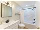 Modern bathroom with updated shower/tub combination at 5311 San Jose Dr, Sarasota, FL 34235