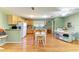 Spacious eat-in kitchen with wooden cabinets and modern appliances at 5311 San Jose Dr, Sarasota, FL 34235