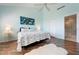 Tranquil bedroom with ensuite bathroom, offering great natural light and ample space at 6263 Midnight Pass Rd # 301, Sarasota, FL 34242