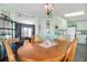 Charming dining area open to the kitchen and living room at 709 Riverview Cir, North Port, FL 34287