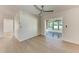 Open floor plan living room with bright floors and lots of light at 1112 67Th Nw St, Bradenton, FL 34209