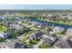 Beautiful aerial view shows property's location in a lovely community with lake views at 11717 Blue Hill Trl, Lakewood Ranch, FL 34211