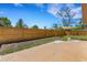 Backyard featuring a wooden fence and shade structure at 1200 74Th N St, St Petersburg, FL 33710