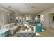 Bright community lounge area with kitchenette, seating, and stylish decor at 12307 Blue Hill Trl, Bradenton, FL 34211