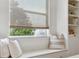 Bright home office details featuring a window seat and built in shelving at 12307 Blue Hill Trl, Bradenton, FL 34211