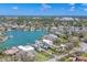 Panoramic view of waterfront homes, lush greenery, and the distant city skyline at 1333 Vista Dr, Sarasota, FL 34239