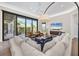 Spacious living room with plush seating and beautiful water views at 1333 Vista Dr, Sarasota, FL 34239