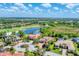 Community aerial showcasing the community's golf course, lakes, and beautifully landscaped properties at 13708 Red Rock Pl, Lakewood Ranch, FL 34202