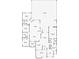 Detailed floor plan showcasing the layout with bedrooms, bathrooms, living spaces, and lanai/pool at 13955 Pine Woods E Ln, Sarasota, FL 34240