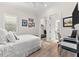 Cozy bedroom with natural light and closet and bathroom access at 17916 Northwood Pl, Lakewood Ranch, FL 34202