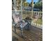 Private outdoor patio providing a tranquil space to relax and enjoy the surrounding tropical views at 2330 Canal Dr # G27, Bradenton, FL 34207