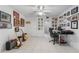 Bedroom with white tile floor, closet and full bathroom at 3865 N Cranberry Blvd, North Port, FL 34286