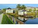 Mangrove Walk features waterside docks and kayak storage, surrounded by beautiful community landscaping at 388 Aruba Cir # 201, Bradenton, FL 34209