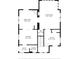 First floor plan showcasing kitchen, dining, living room, bath, foyer, entry, and laundry, giving an overview of layout at 401 27Th W St, Bradenton, FL 34205