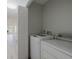 Convenient laundry room with modern washer and dryer units at 5604 Doral Dr, Sarasota, FL 34243